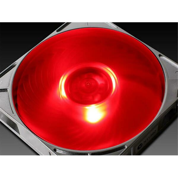 Silverstone 120mm Air Penetrator Fan - Red Led AP121-RL